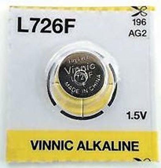 Picture of G2 baterija Vinnic Alkaline LR726/SR59/396 bez iepakojuma 1gb.