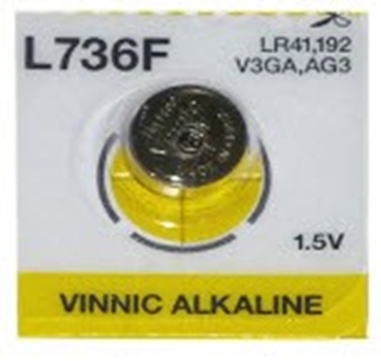 Picture of G3 baterija Vinnic Alkaline LR736/L736/192 bez iepakojuma 1gb.
