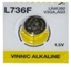 Picture of G3 baterija Vinnic Alkaline LR736/L736/192 bez iepakojuma 1gb.