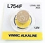 Изображение G5 baterija Vinnic Alkaline LR754/LR48/AG5 bez iepakojuma 1gb.