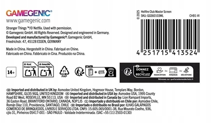 Attēls no Gamegenic Stranger Things - Master Screen - Hellfire Club