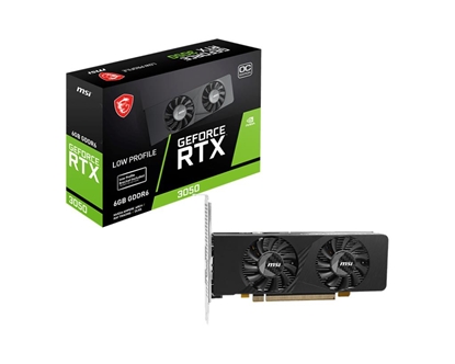 Изображение Graphics Card|MSI|NVIDIA|GeForce RTX 3050|6 GB|GDDR6|96 bit|PCI Express x8 4.0|Active|RTX3050LPE6GOC