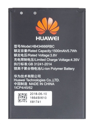 Изображение Huawei HB434666RBC Huawei Battery 1500mAh Li-Pol (Service Pack)