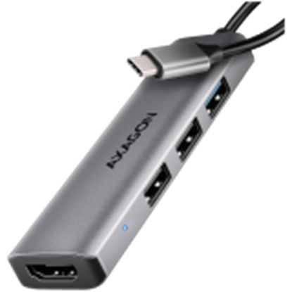 Picture of I/O HUB USB-C 4IN1/0.15M HMC-H3A AXAGON