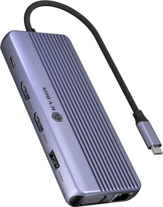 Attēls no Icy Box IB-DK4062-CPD Vadu USB 3.2 Gen 1 (3.1 Gen 1) Type-C Antracīts