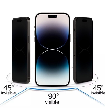 Изображение iLike Apple IPHONE 16 PRO MAX Tempered Privacy Glass Black