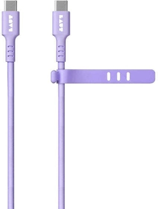 Attēls no Kabel USB Laut LINK USB-C to USB-C 1.5m 60 Watt purple