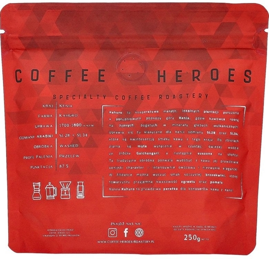 Picture of Kawa ziarnista Coffee Heroes Kenia Kahuro Filtr 250g