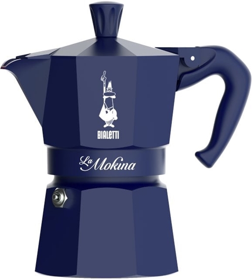 Picture of Kawiarka Bialetti La Mokina niebieski Joyful Memories