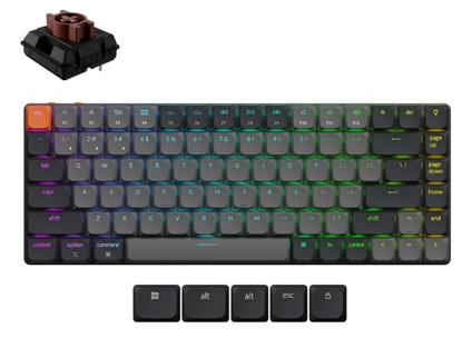 Picture of KEYBOARD WRL K3 RGB/BLACK K3X-B3 KEYCHRON