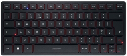 Attēls no Klawiatura Cherry KW 9200 MINI klawiatura Uniwersalne USB + RF Wireless + Bluetooth QWERTY angielski brytyjski Czarny