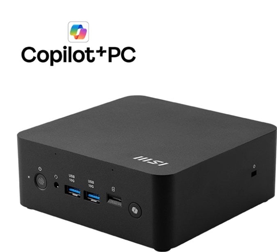 Изображение Komputer MSI Cubi NUC AI+ 2MG-039AT i7-258V/32GB/1TB SSD czarny W11H