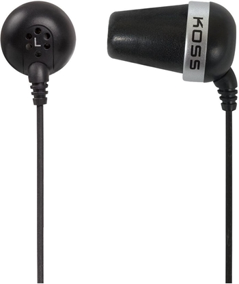 Attēls no Koss | Headphones | The Plug | Wired | In-ear | Black | Noise canceling