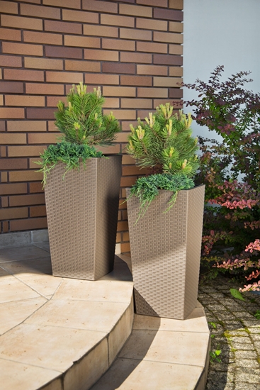 Picture of Lamela FLOWER POT Doniczka z rattanu D35 50