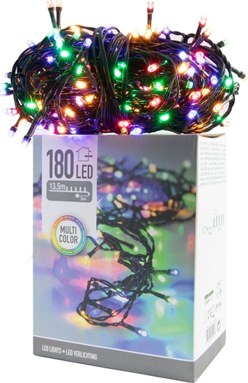 Изображение Lampki choinkowe ASJ Commerce 180 LED kolorowe