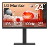 Picture of LCD Monitor|LG|23.8"|Business|Panel IPS|1920x1080|16:9|100Hz|5 ms|Speakers|Swivel|Pivot|Height adjustable|Tilt|24BA750-B