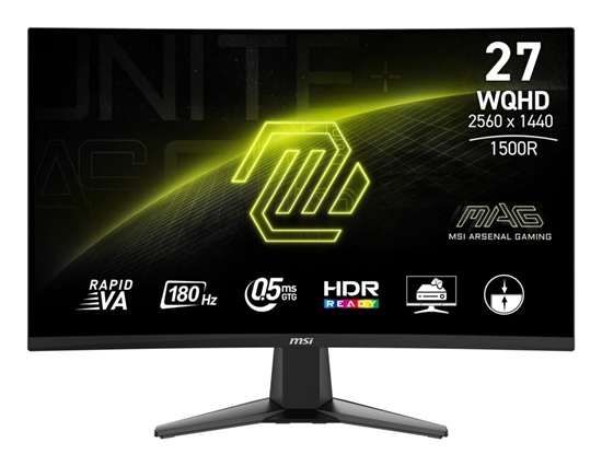 Picture of LCD Monitor|MSI|27 "|2560 x 1440 pixels|Quad HD|Native aspect ratio 16:9|LCD|Curved|MAG27CQ6F