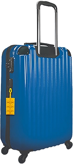 Изображение LEGO Bag Tag/Luggage tag, YELLOW, packed on printed card