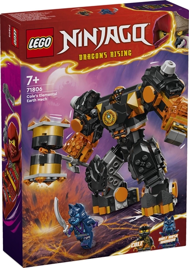 Picture of Lego Bricks Ninjago 71806 Coles Elemental Earth Mech