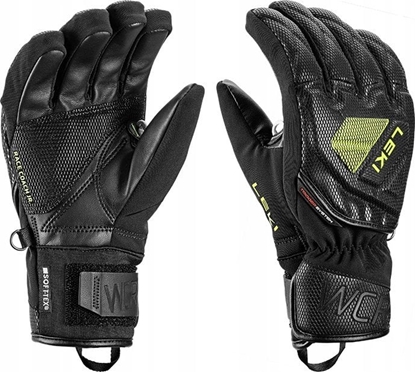 Attēls no Leki LEKI RKAWICE WCR C-Tech 3D Jr. black-lemon 5.0