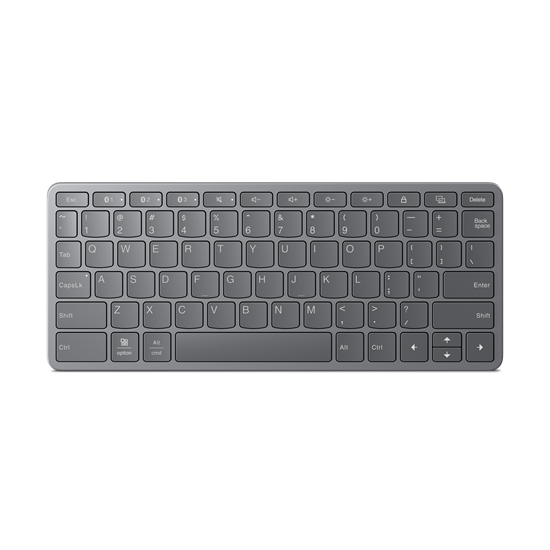 Изображение Lenovo Multi-Device Wireless Keyboard (US-ENG) | Keyboard | Wireless | English | USB-C/Bluetooth