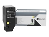 Picture of Lexmark 71C0H40 | Toner cartridge | Yellow
