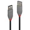 Изображение Lindy 2m USB 2.0 Type A Extension Cable, Anthra Line