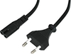 Picture of Lindy 30423 power cable Black 5 m CEE7/16 C7 coupler