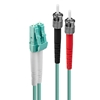 Picture of Lindy 46381 fibre optic cable 2 m LC ST OM3 Green