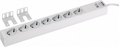 Attēls no Listwa zasilajca Rittal DK 7 gniazd 2 m szara (7240.210)