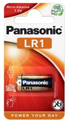 Picture of LR01/N baterijas Panasonic Alkaline MN9100/E90 iepakojumā 1 gb.