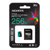 Picture of MEMORY MICRO SDXC 256GB W/AD./AUSDX256GUI3V30SA2-RA1 ADATA