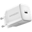 Picture of MOBILE CHARGER WALL USB-C 30W/1PORT WHITE ACU-PD30W AXAGON