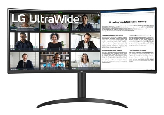 Picture of Monitors LG 34" 34WR55QK-B IPS QHD 100hz Curved 