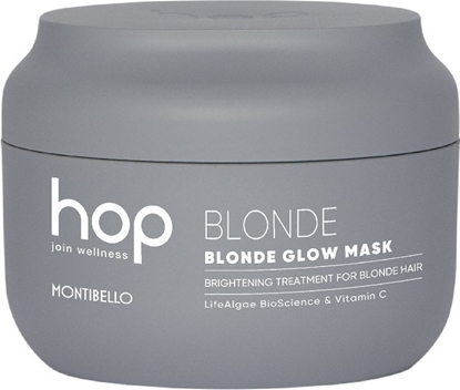 Picture of Montibello Montibello HOP Blonde Glow Maska rozwietlajca neutralizujca refleksy do wosów blond i rozjanianych 200 ml