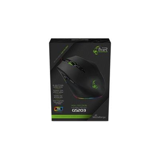 Изображение MOUSE USB OPTICAL BLACK/MRGS203 MEDIARANGE