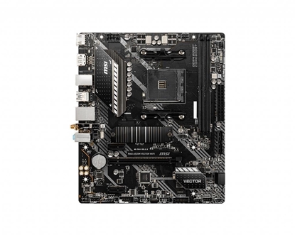 Attēls no MSI MAG A520M VECTOR WIFI Processor family AMD Processor socket AM4 DDR4 Memory slots 2 Chipset AMD A Micro ATX