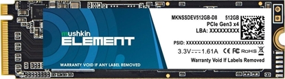 Picture of Mushkin SSD  512GB Mushkin M.2  (2280) Element NVMe PCIe intern retail