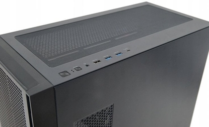 Attēls no Obudowa Zenpc Obudowa do komputera Apex TG Black 4x Fander P12 PWM PST ARGB