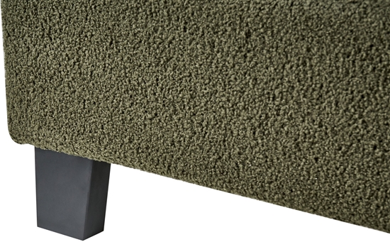 Picture of óko bez zagówka Boucle ROANNE 180 x 200 cm Ciemnozielony