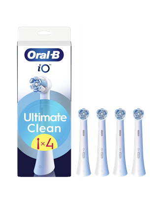 Attēls no Oral-B Replaceable toothbrush heads | iO UltimateClean | Heads | For adults | Number of brush heads included 4 | White