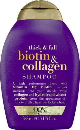 Attēls no Organix Cosmetix Biotin & Collagen Shampoo szampon z biotyn i kolagenem dodajcy wosom objtoci 385ml