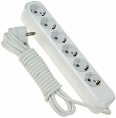 Attēls no Pagarinātājs Belight Extension Cord with 6 sockets Earthed 1.5m