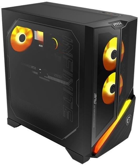 Picture of Komputer MSI PC Desktop AMD RyzenT 7 9700X 32 GB DDR5-SDRAM Storage SSD NVIDIA GeForce RTX 5070 Ti Wi-Fi Yes Bluetooth Yes Windows 11 Home MPGINFZ39NVRR7-620EU