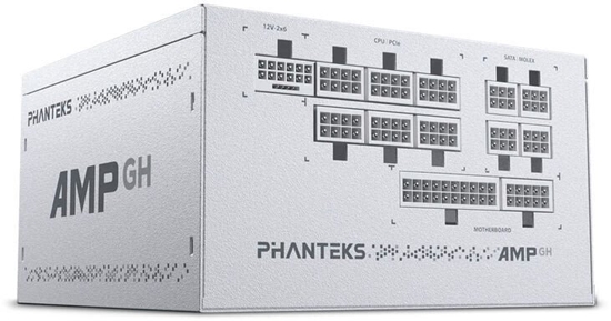 Picture of PHANTEKS AMP GH V2 1200W 80 PLUS Platinum PSU PCIe 5.1  ATX 3.1  white (Atv. iepak.)