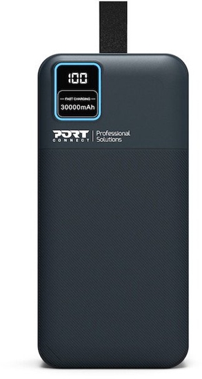 Picture of PORT CONNECT External USB-C battery integrated lamp | 30000 mAh | Blue