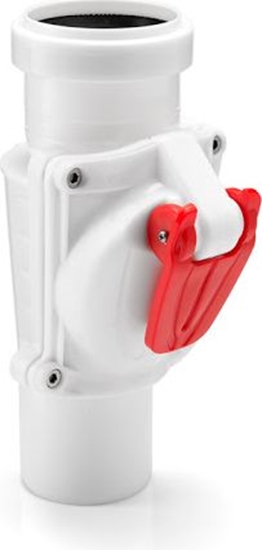 Picture of Pretvārsts kanalizācijai Dn 50 vertikāls, balts