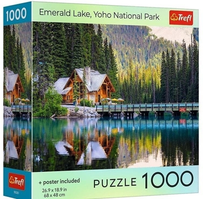 Attēls no Puzzle 1000 USA Collection: Emerald Lake TREFL