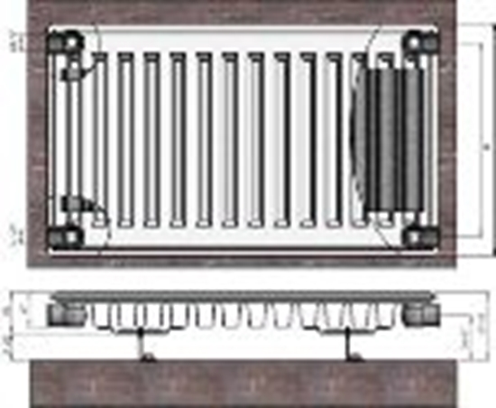 Picture of Radiators 11x600x900 sānu piesl. Termolux