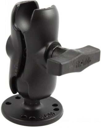 Picture of RAM Mounts Double Socket Arm with Round Ball Plate